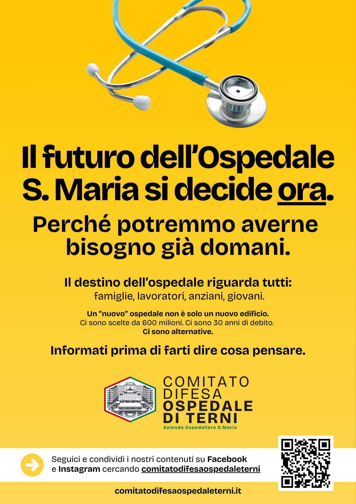 [Comitato Difesa Ospedale Terni] Manifesto Febbraio