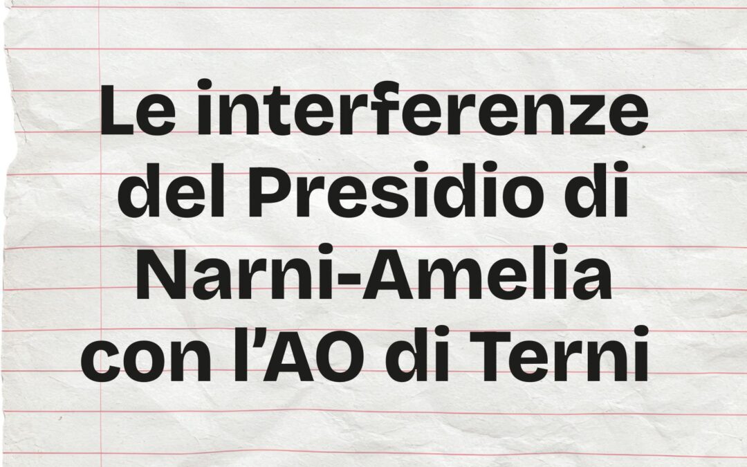 [CDOT] Interferenze Narni Amelia Terni