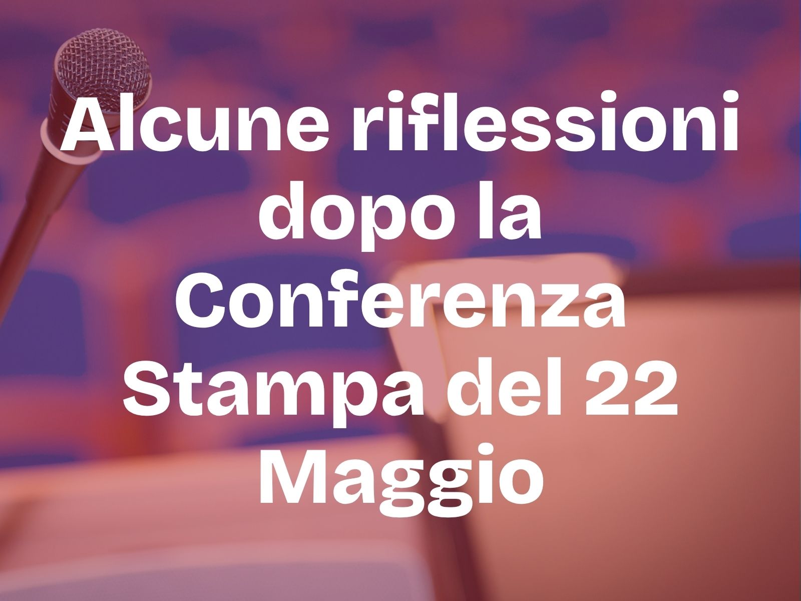[CDOT] Fi Post Conferenza